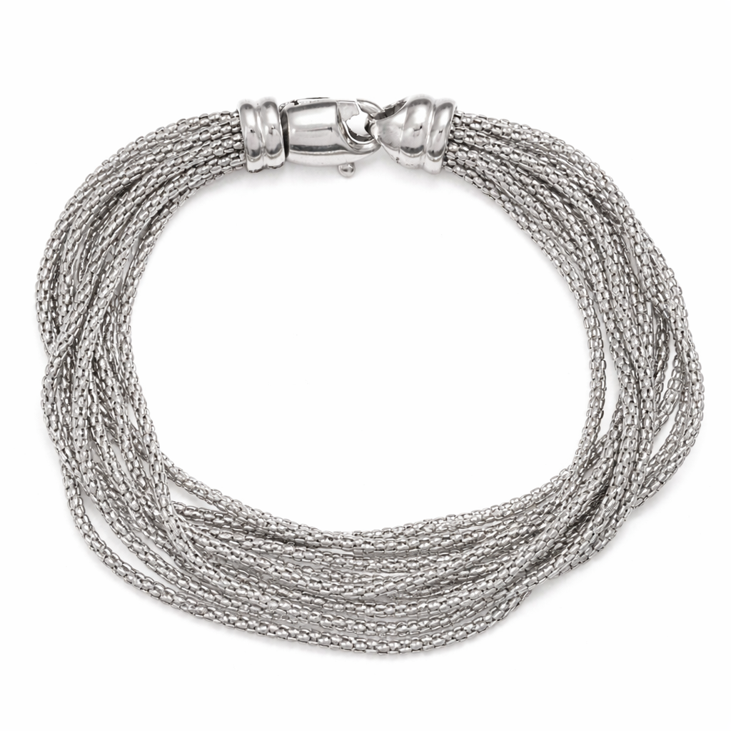 Bracciale da donna in oro bianco 18 carati