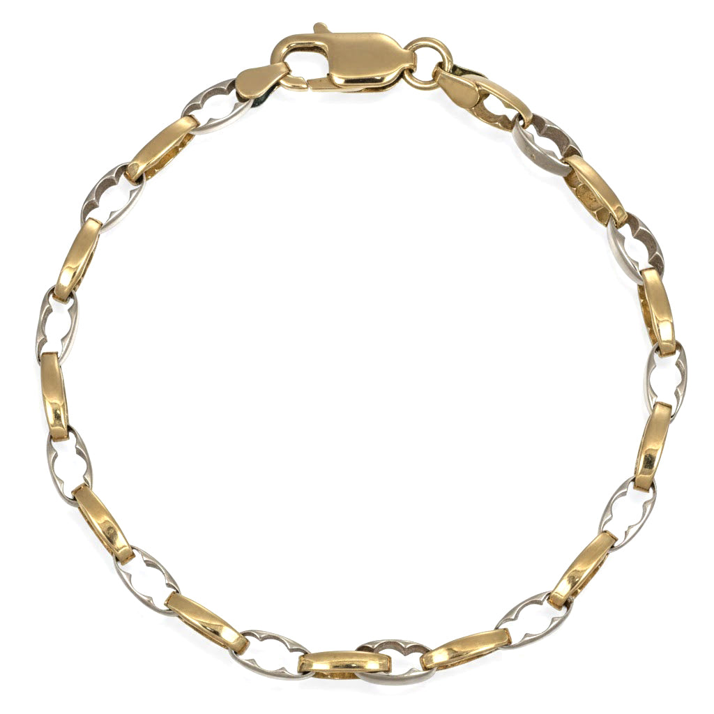 Bracciale - 18 carati Oro giallo, Oro bianco
