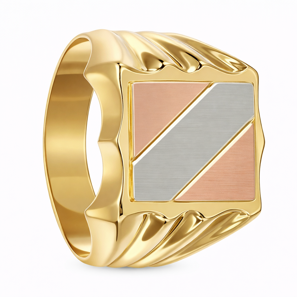 Anello - 18 carati Oro giallo, Oro bianco, Oro rosa