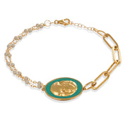 Bracciale - 18 carati Oro giallo - Made in Italy - Handmade