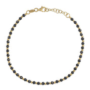 Bracciale - 18 carati Oro giallo Onice