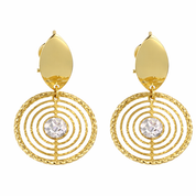 Orecchini - 18 carati Oro giallo, Oro bianco