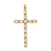 Ciondolo - 18 carati Oro giallo - 1.32ct. tw. Diamante (Naturale)