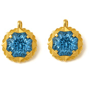 Orecchini - 18 carati Oro giallo - 4.00ct. tw. Topazio