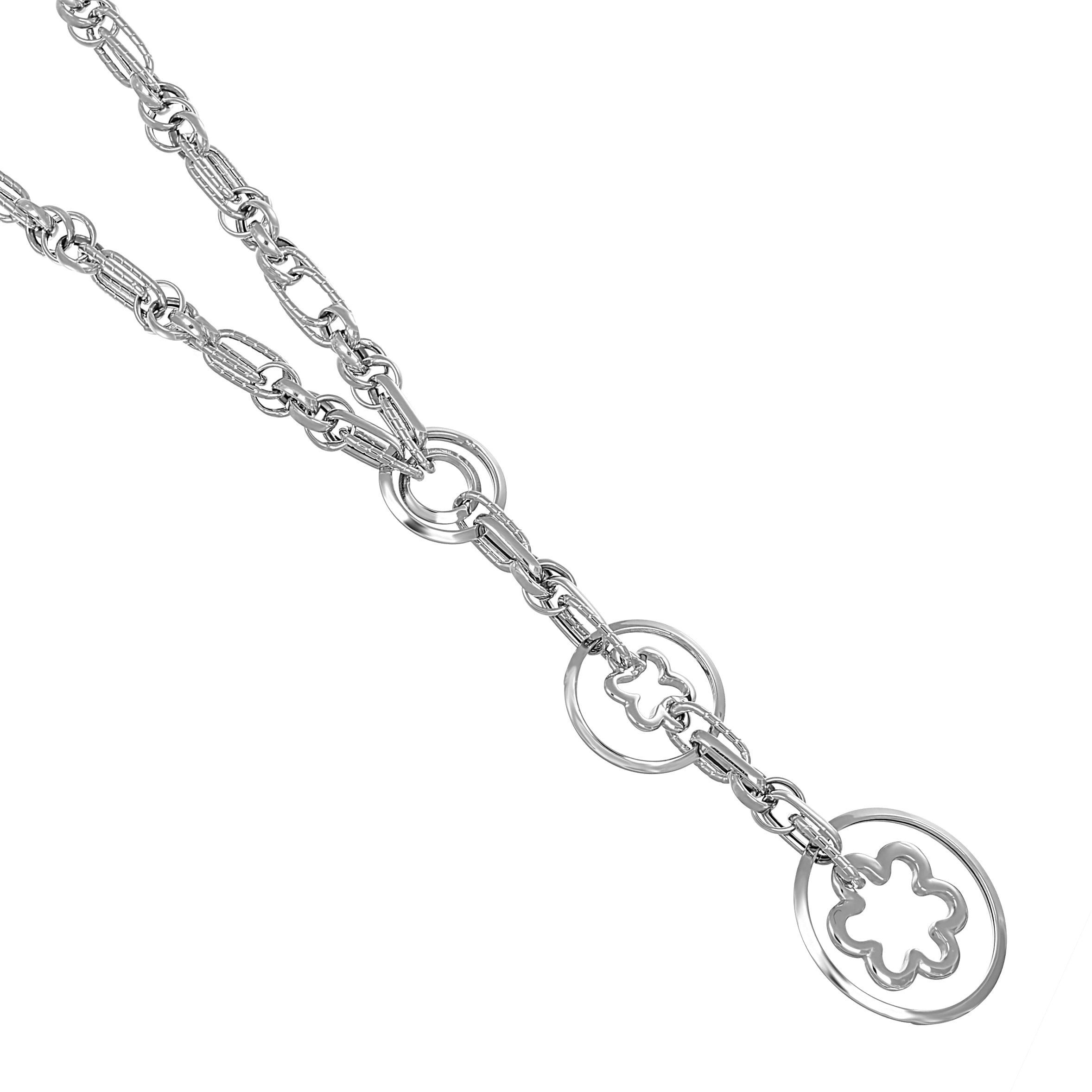 Collana con ciondolo - 18 carati Oro bianco