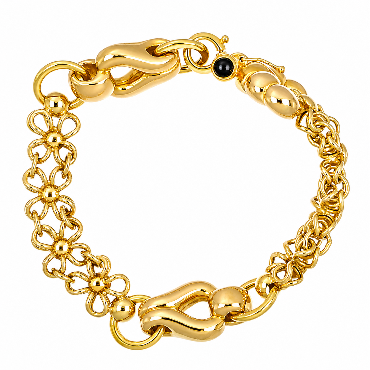Bracciale - 18 carati Oro giallo - Handmade - Made in Italy