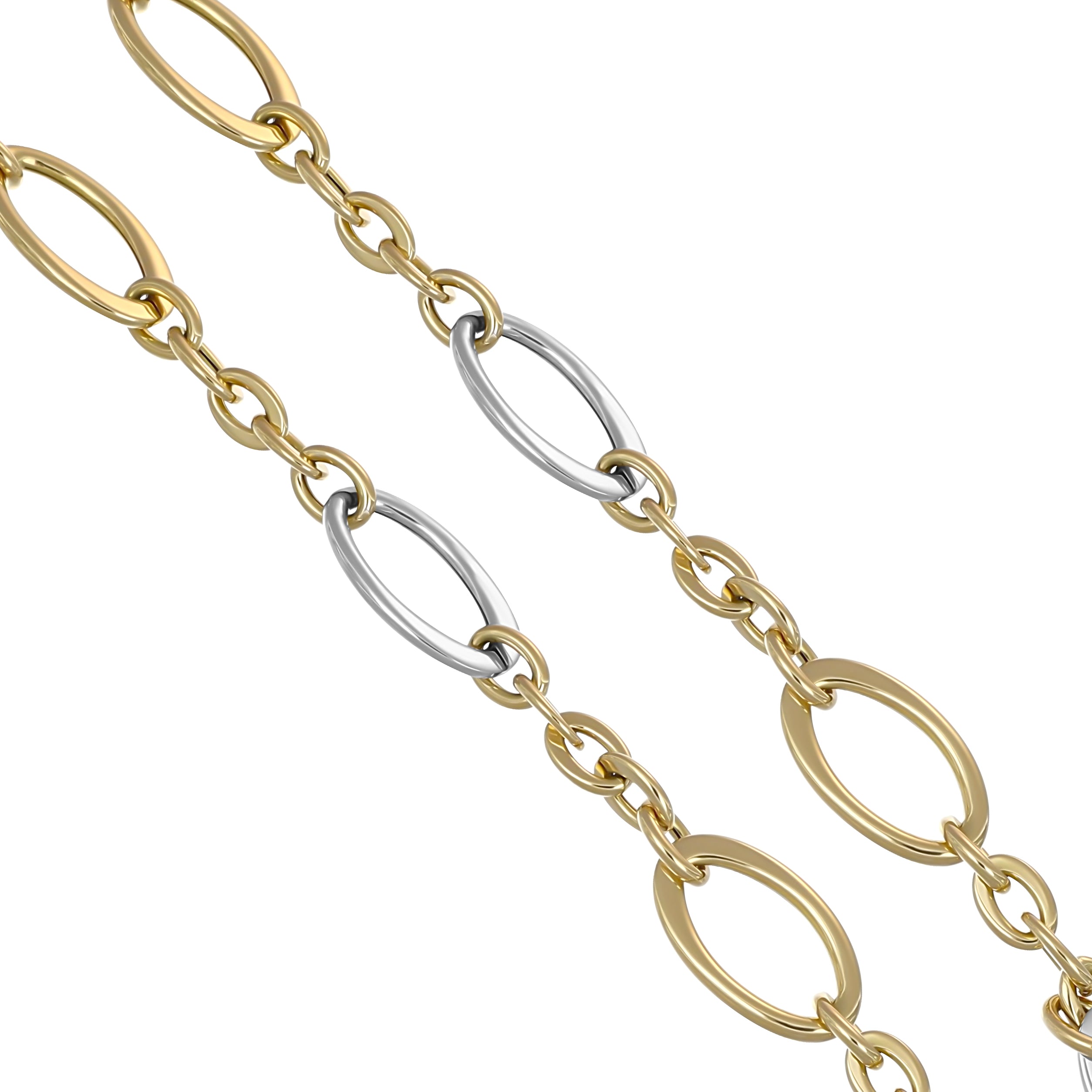 Collana - 18 carati Oro giallo, Oro bianco