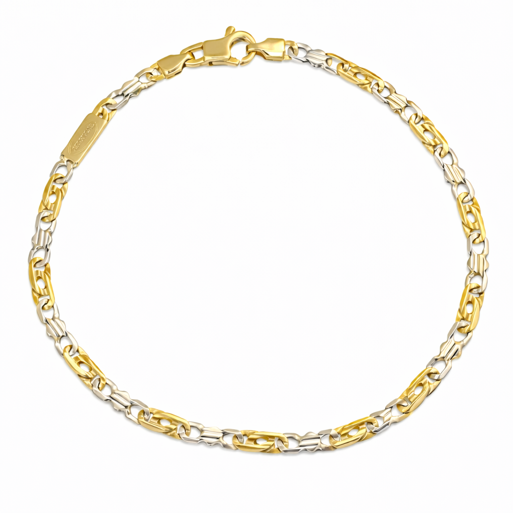 Bracciale - 18 carati Oro bianco, Oro giallo