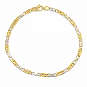Bracciale - 18 carati Oro bianco, Oro giallo