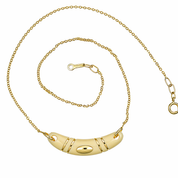 Collana con ciondolo - 18 carati Oro giallo - Made in Italy - Handmade