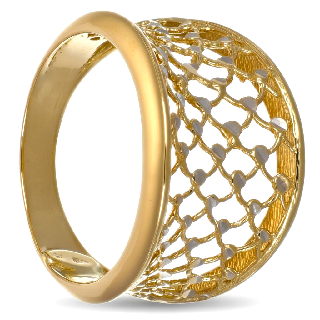 Anello - 18 carati Oro bianco, Oro giallo