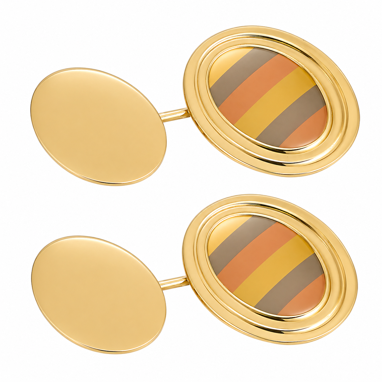 Gemelli - 18 carati Oro giallo, Oro rosa, Oro bianco - Made in Italy - Handmade