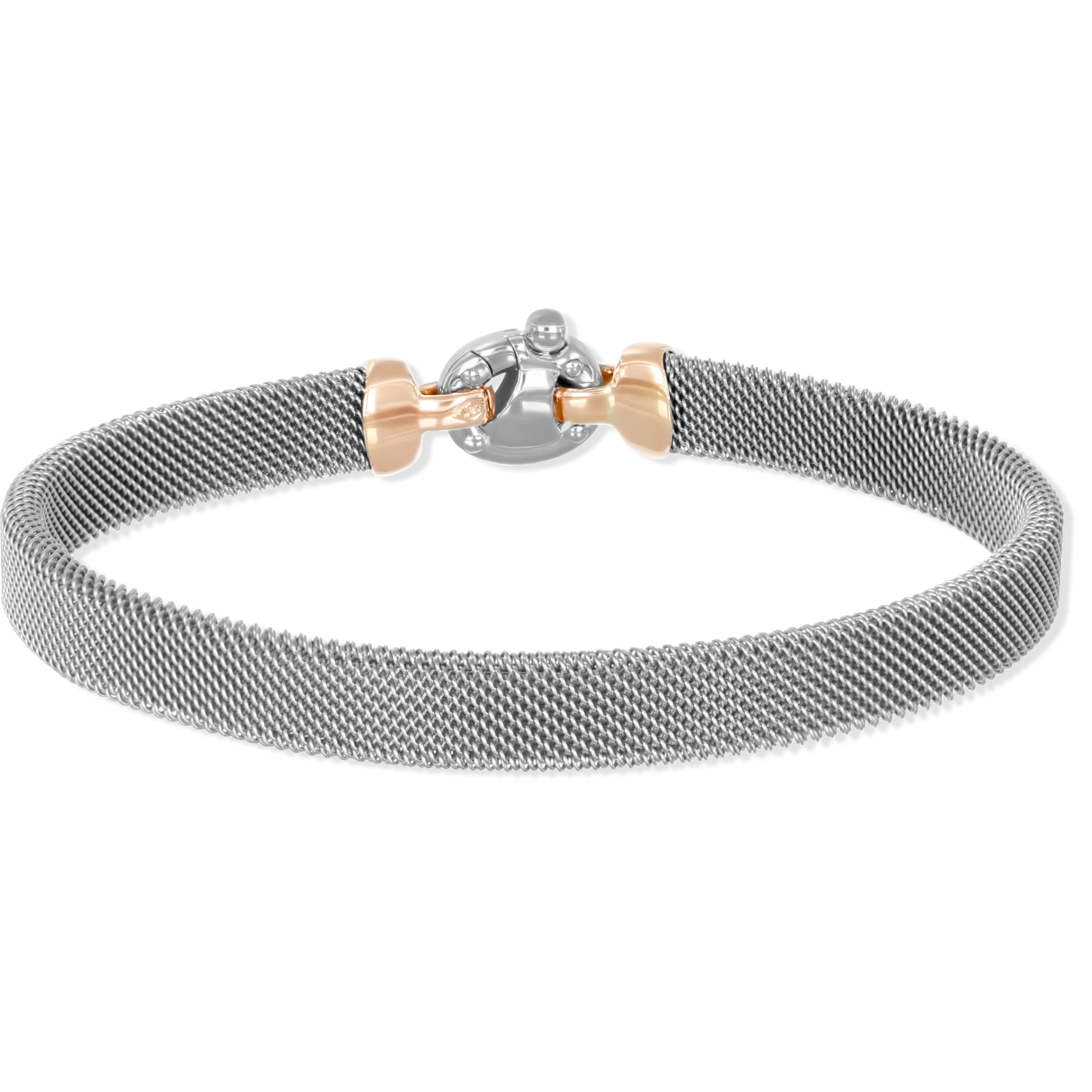 Bracciale - 18 carati Acciaio, Oro bianco, Oro giallo Diamante (Naturale)