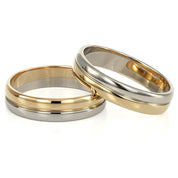 Anello - 18 carati Oro bianco, Oro giallo