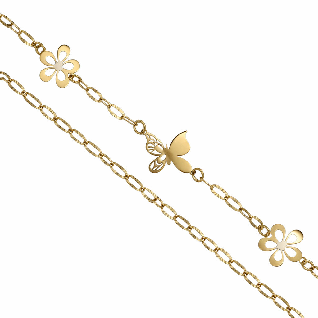 Collana - 18 carati Oro giallo, Oro bianco