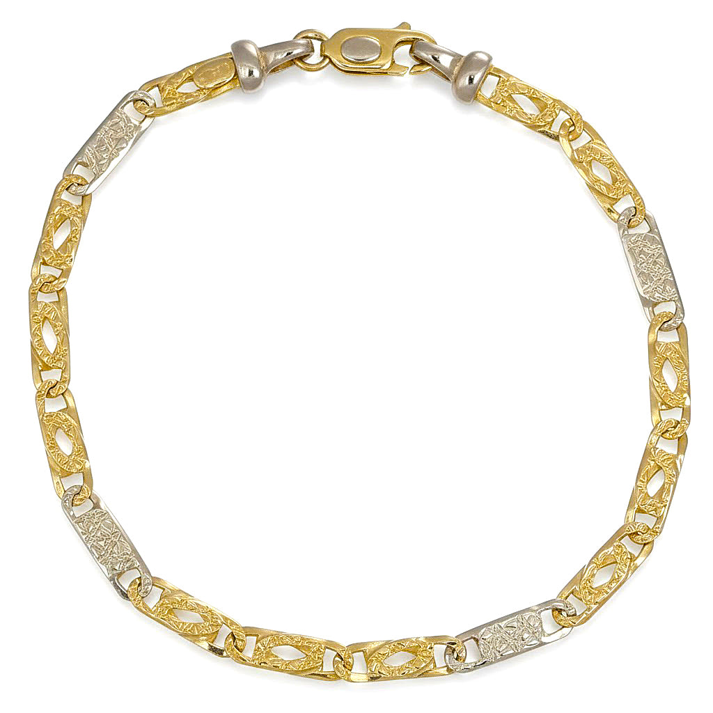 Bracciale - 18 carati Oro bianco, Oro giallo