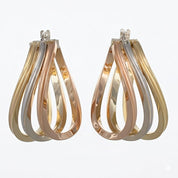 Orecchini - 18 carati Oro giallo, Oro rosa, Oro bianco