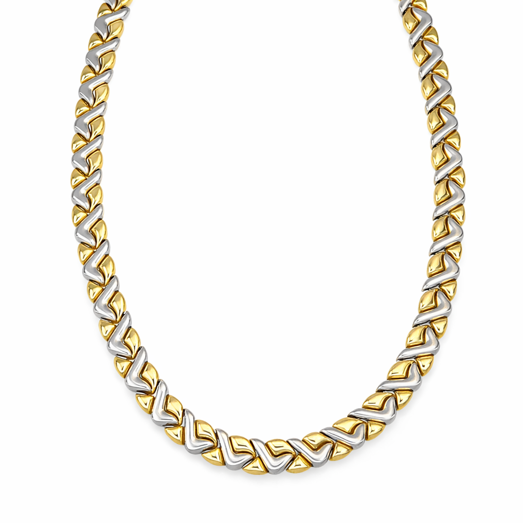 Collana - 18 carati Oro giallo, Oro bianco