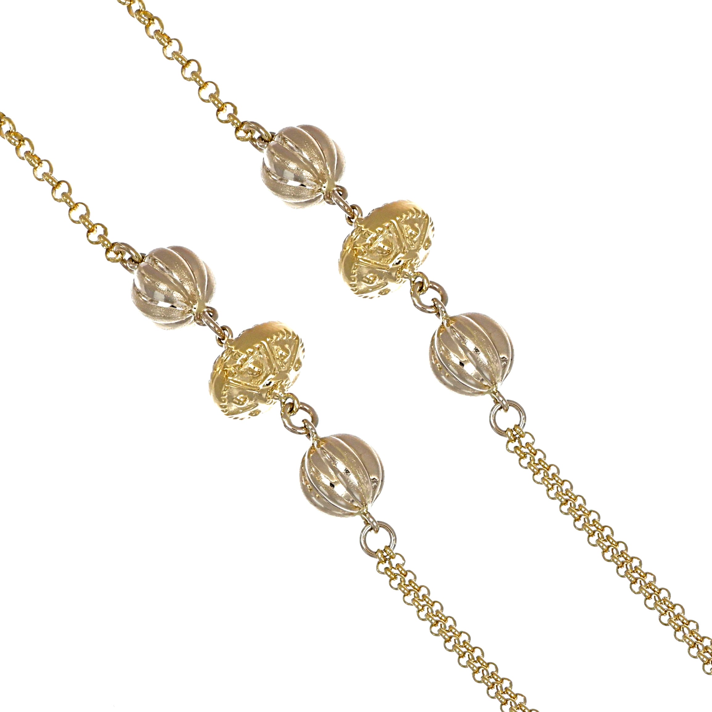 Collana - 18 carati Oro bianco, Oro giallo