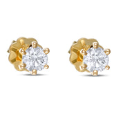 Orecchini - Oro giallo 18 kt. - 0,50 ct. tw. Diamante (Naturale)