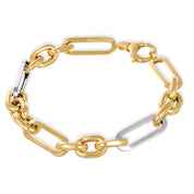 Bracciale in Oro Giallo, Oro Bianco 18 carati