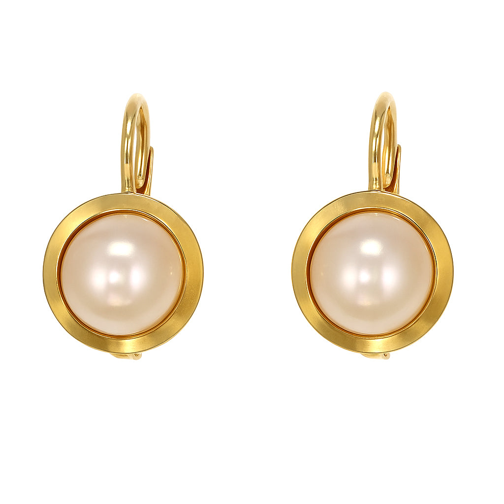 Orecchini - 18 carati Oro giallo - Perla