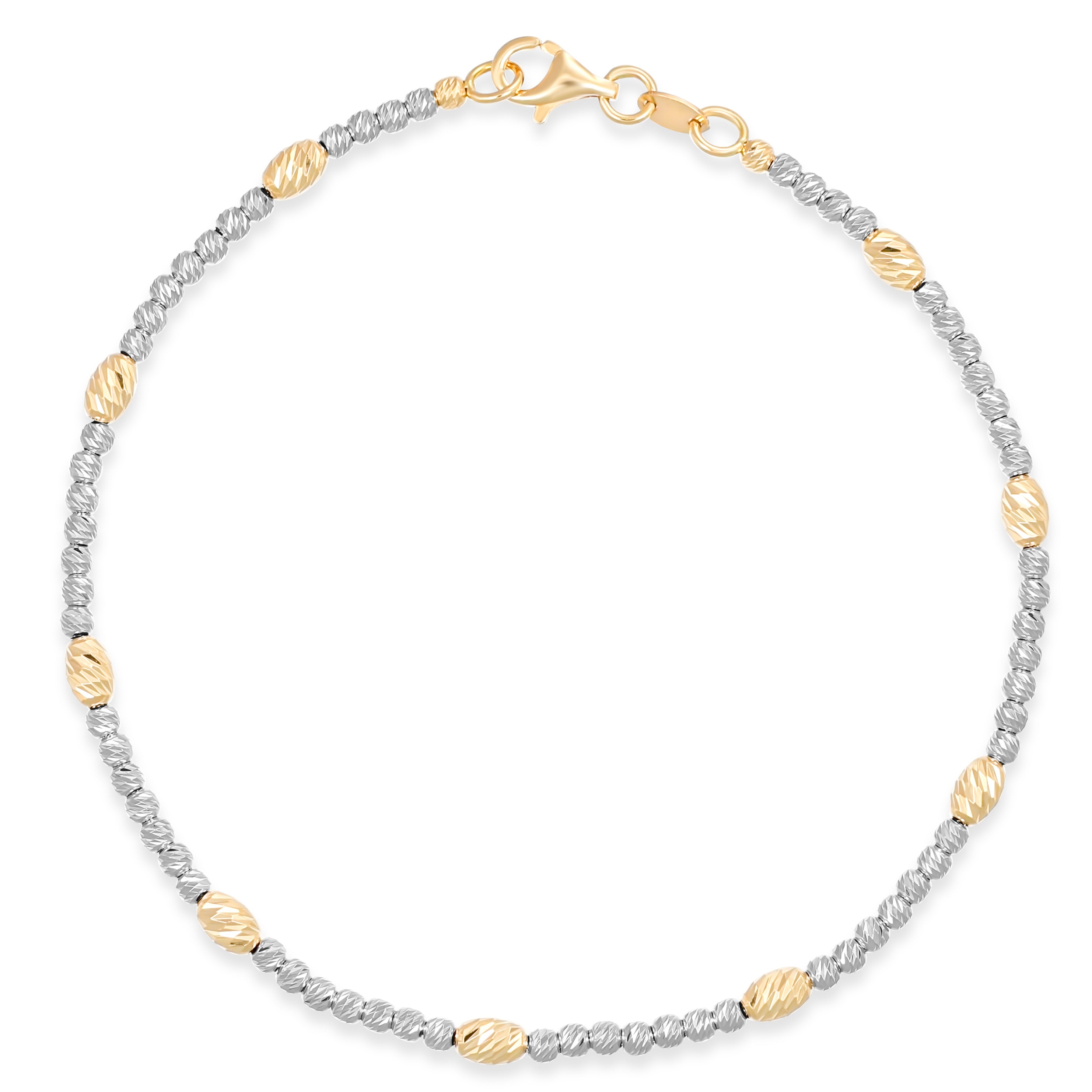 Bracciale - Oro bianco 18 kt, Oro giallo