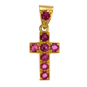 Ciondolo - 18 carati Oro giallo - 0.56ct. tw. Rubino