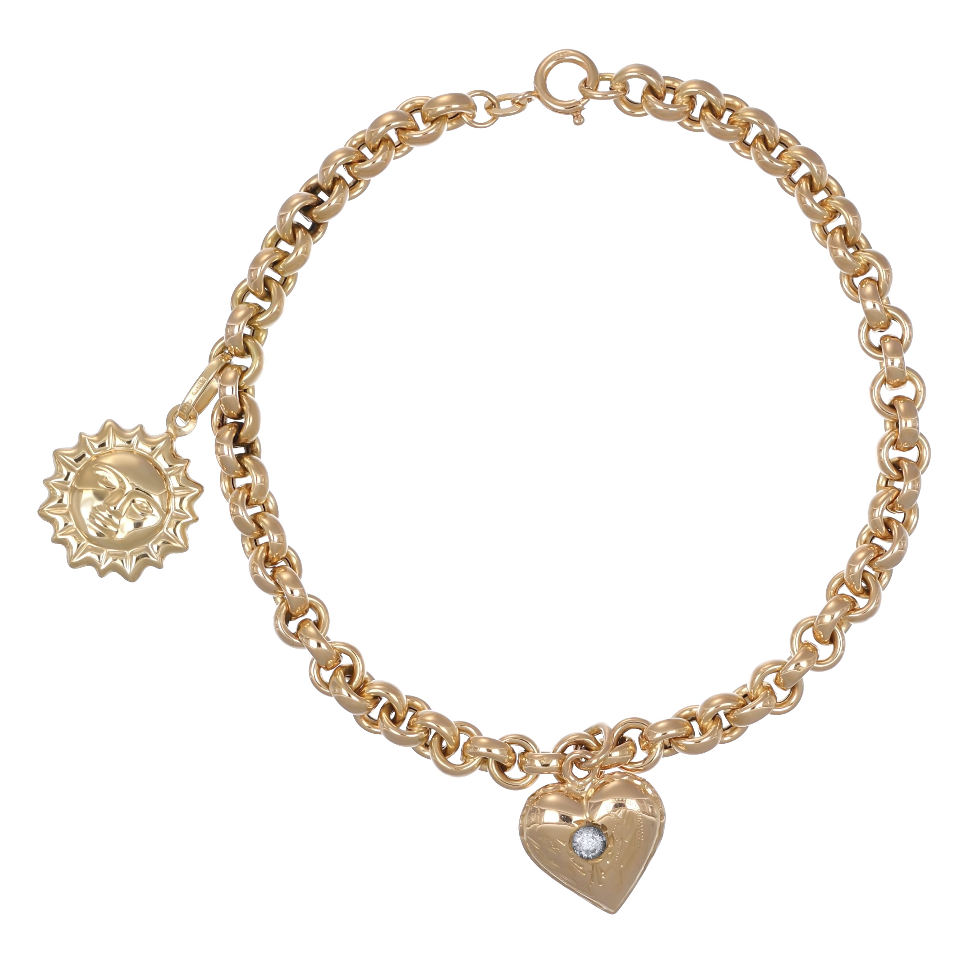 Bracciale - 18 carati Oro giallo - 0.10ct. tw. Topazio