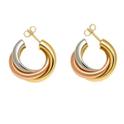 Orecchini - 18 carati Oro giallo, Oro bianco, Oro rosa