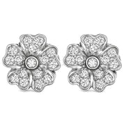Orecchini - 18 carati Oro bianco - 0.64ct. tw. Diamante