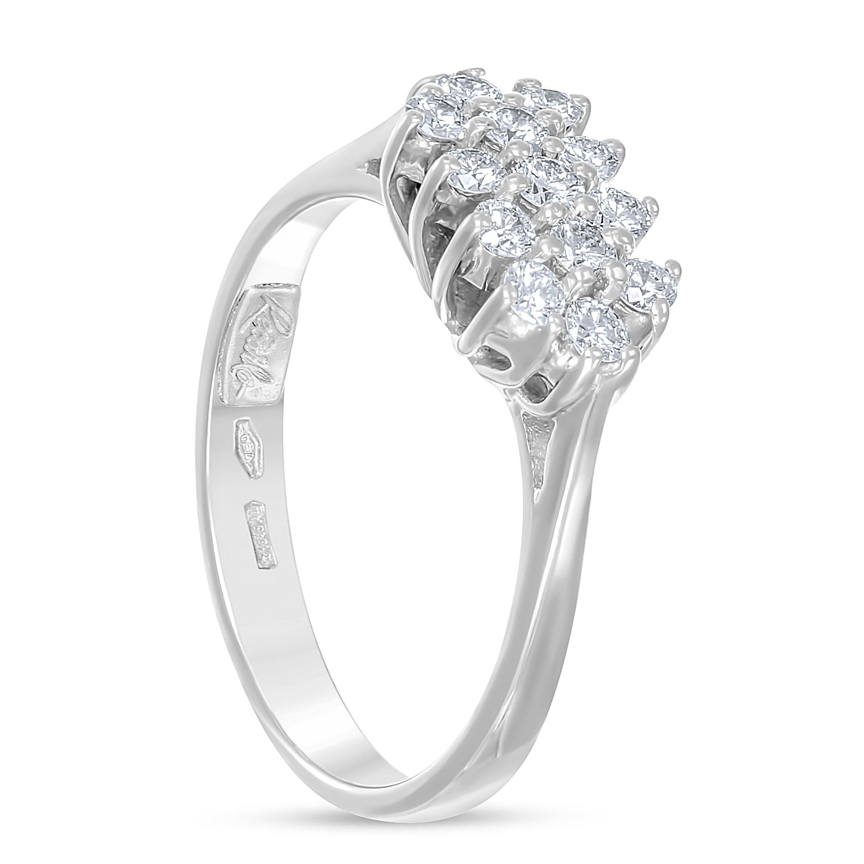 Recarlo - Anello - Oro bianco 18 kt. - Diamante (Naturale) 0,33 ct.