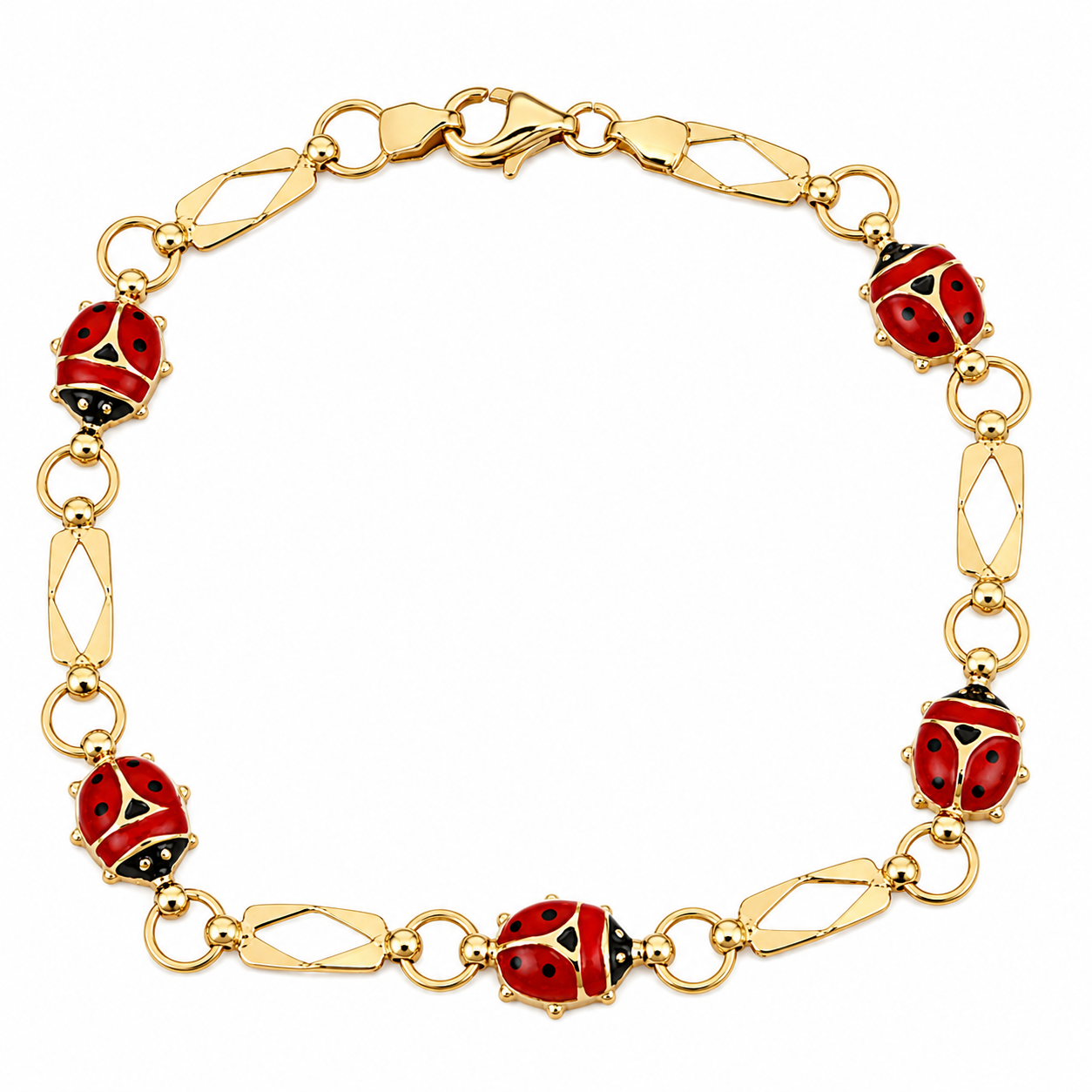 Bracciale - 18 carati Oro giallo - Handmade - Made in Italy