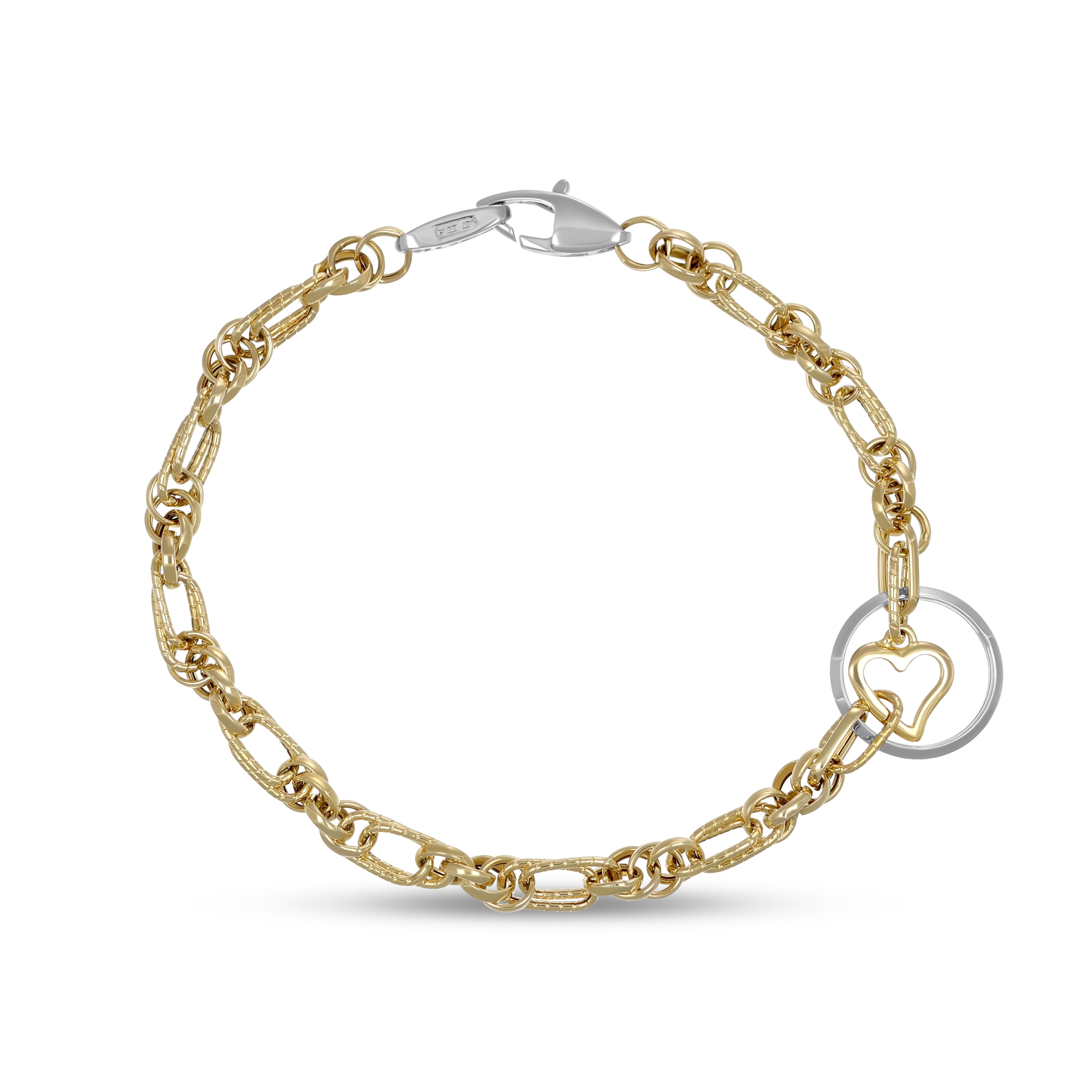 Bracciale in Oro giallo, Oro bianco 18 carati