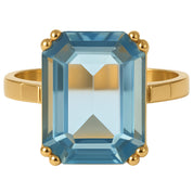 Anello - 18 carati Oro giallo - 9.70ct. tw. Topazio