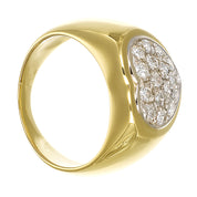 Anello - 18 carati Oro bianco, Oro giallo - 0.43ct. tw. Diamante (Naturale)