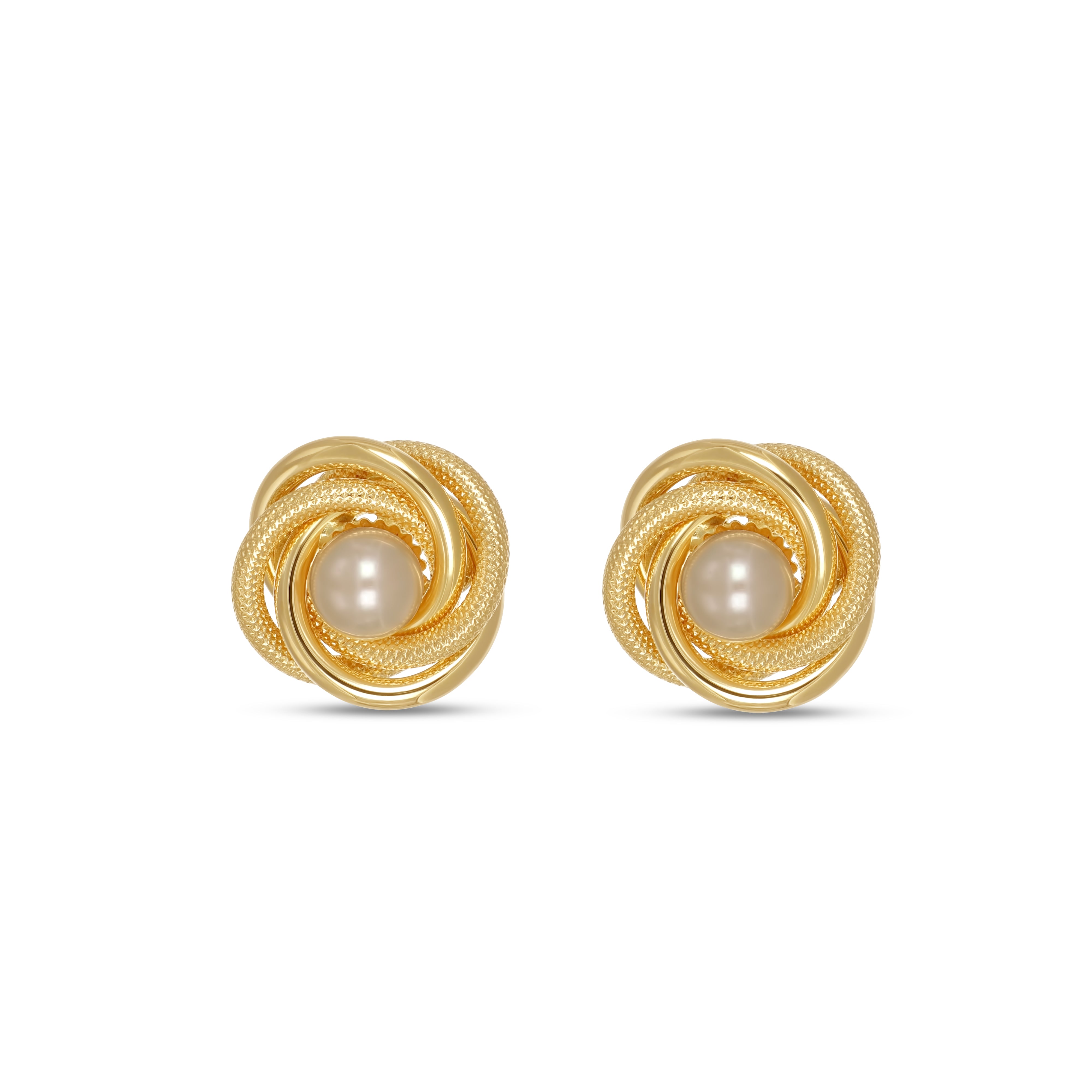 Orecchini - Oro giallo 18 kt. - Perla