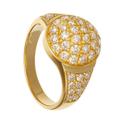 Anello - 18 carati Oro giallo - 0.83ct. tw. Diamante (Naturale)