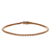 Bracciale - 18 carati Oro rosa - 1.29ct. tw. Diamante (Naturale)