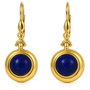 Orecchini - 18 carati Oro giallo - 7.50ct. tw. Lapislazzuli