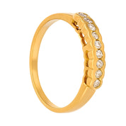 Anello - 18 carati Oro giallo - 0.18ct. tw. Diamante (Naturale)