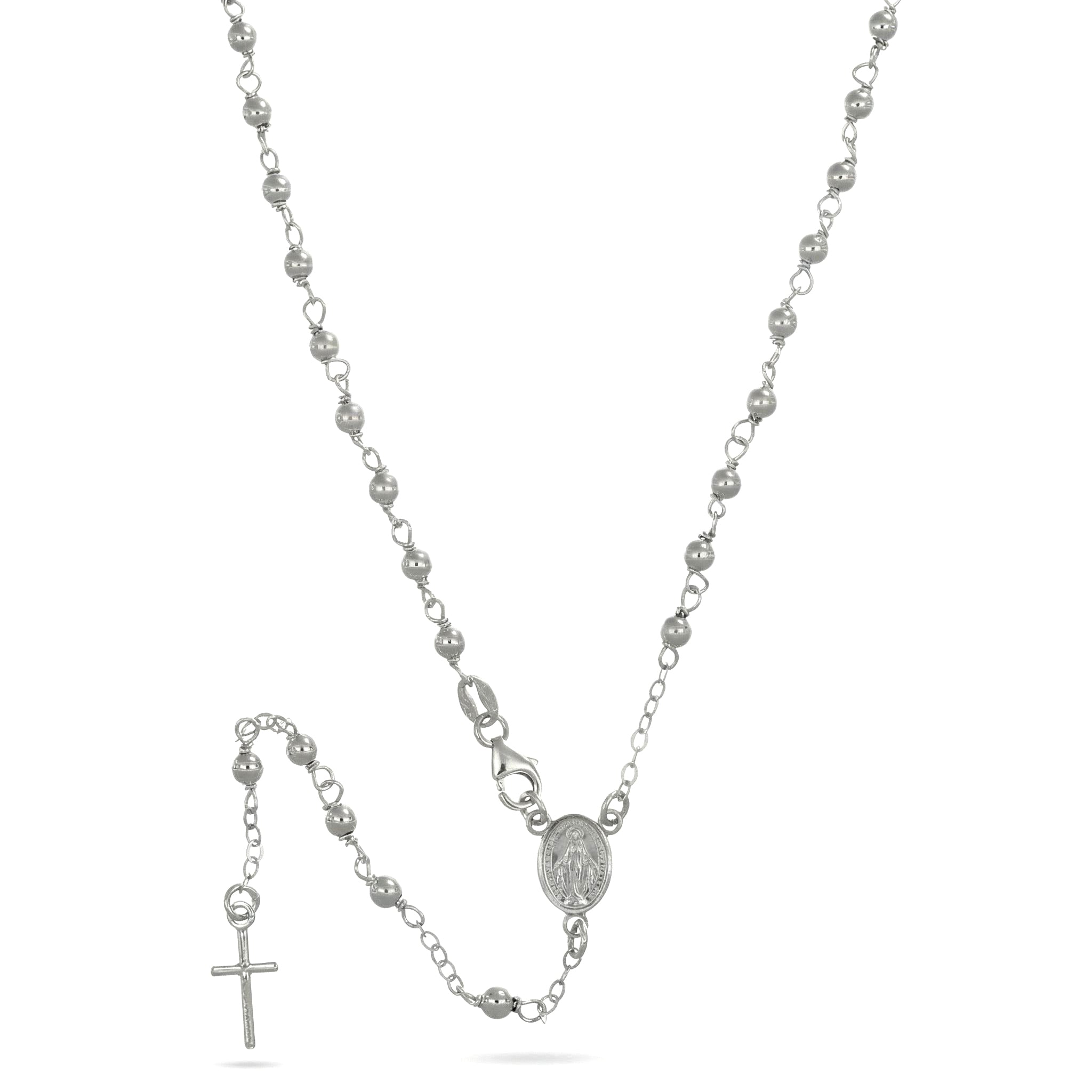 Collana con Ciondolo in Oro Bianco 18 carati