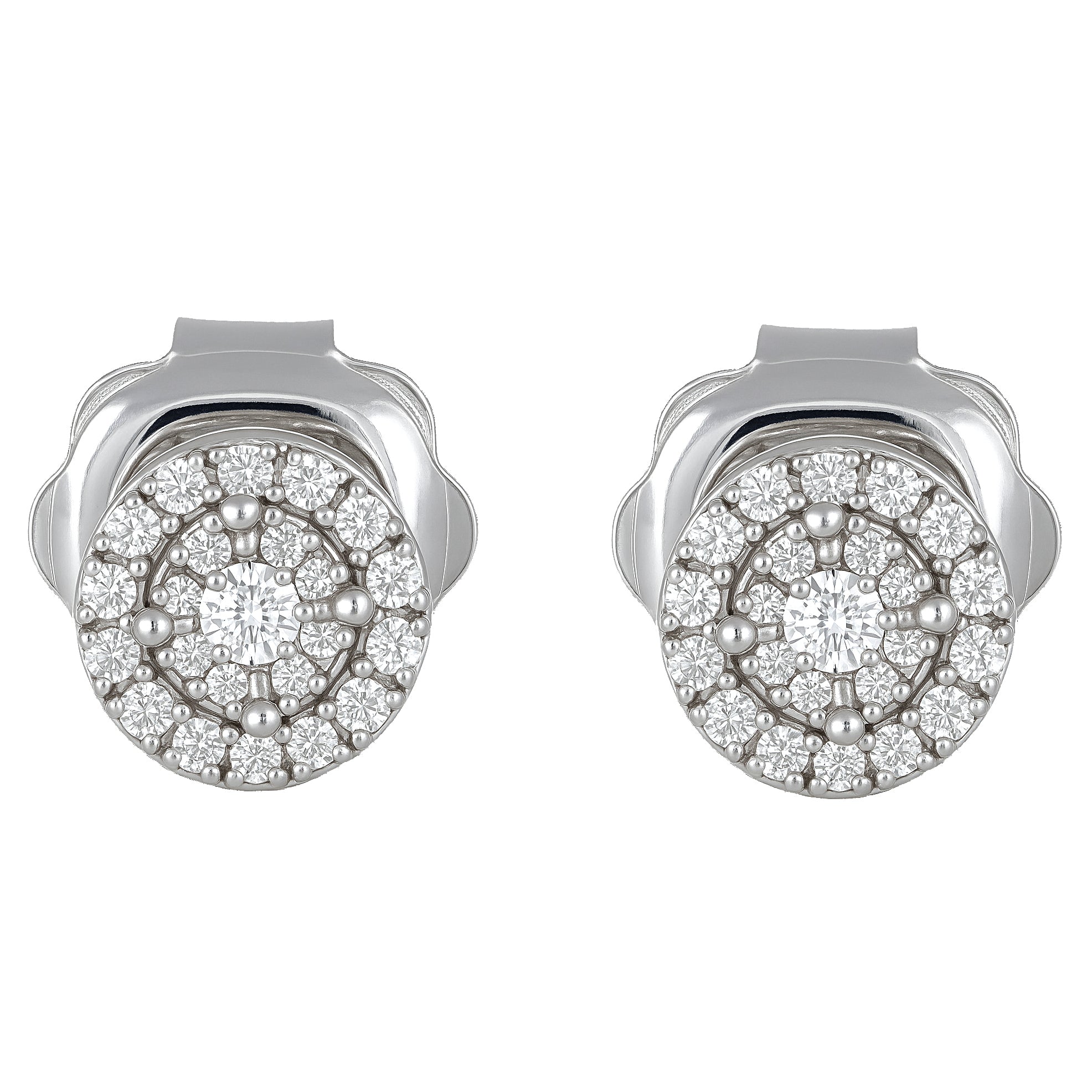 Orecchini - 18 carati Oro bianco - 0.26ct. tw. Diamante (Naturale)