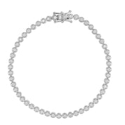 Bracciale - 18 carati Oro bianco - 1.25ct. tw. Diamante (Naturale)