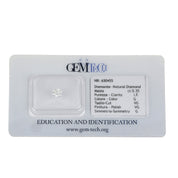1 pcs Diamante (Naturale) - 0.35 ct - Rotondo - G - IF - GEM-TECH Istituto Gemmologico