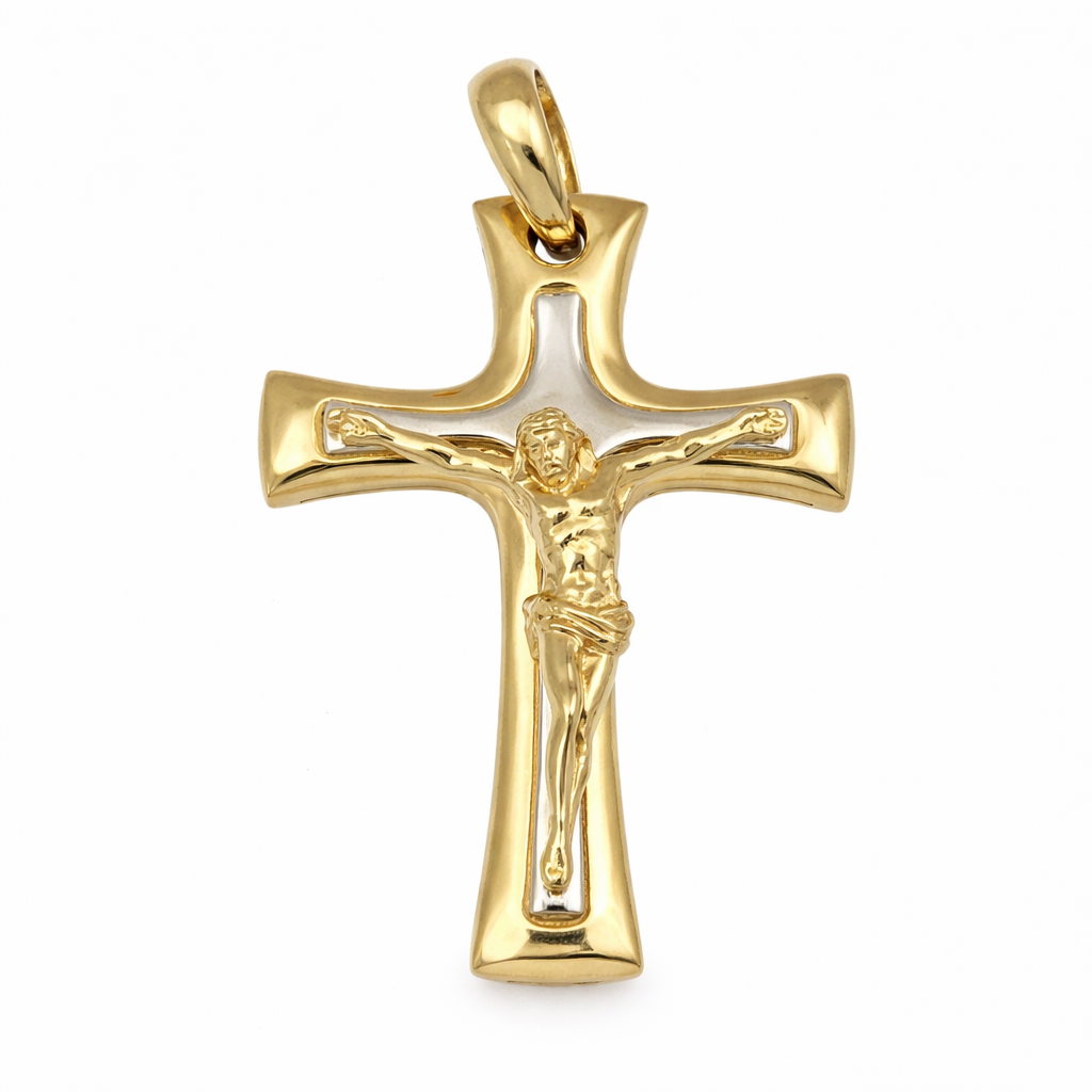 Ciondolo unisex in oro giallo 18 carati