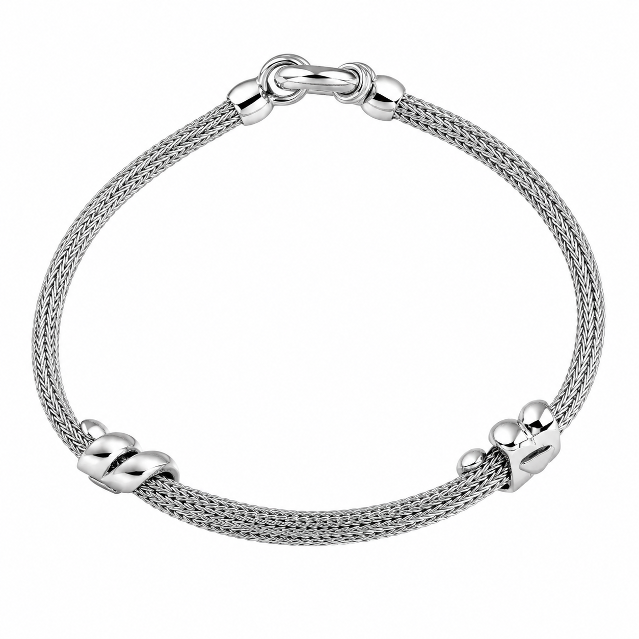 Bracciale - 18 carati Oro bianco - Handmade - Made in Italy