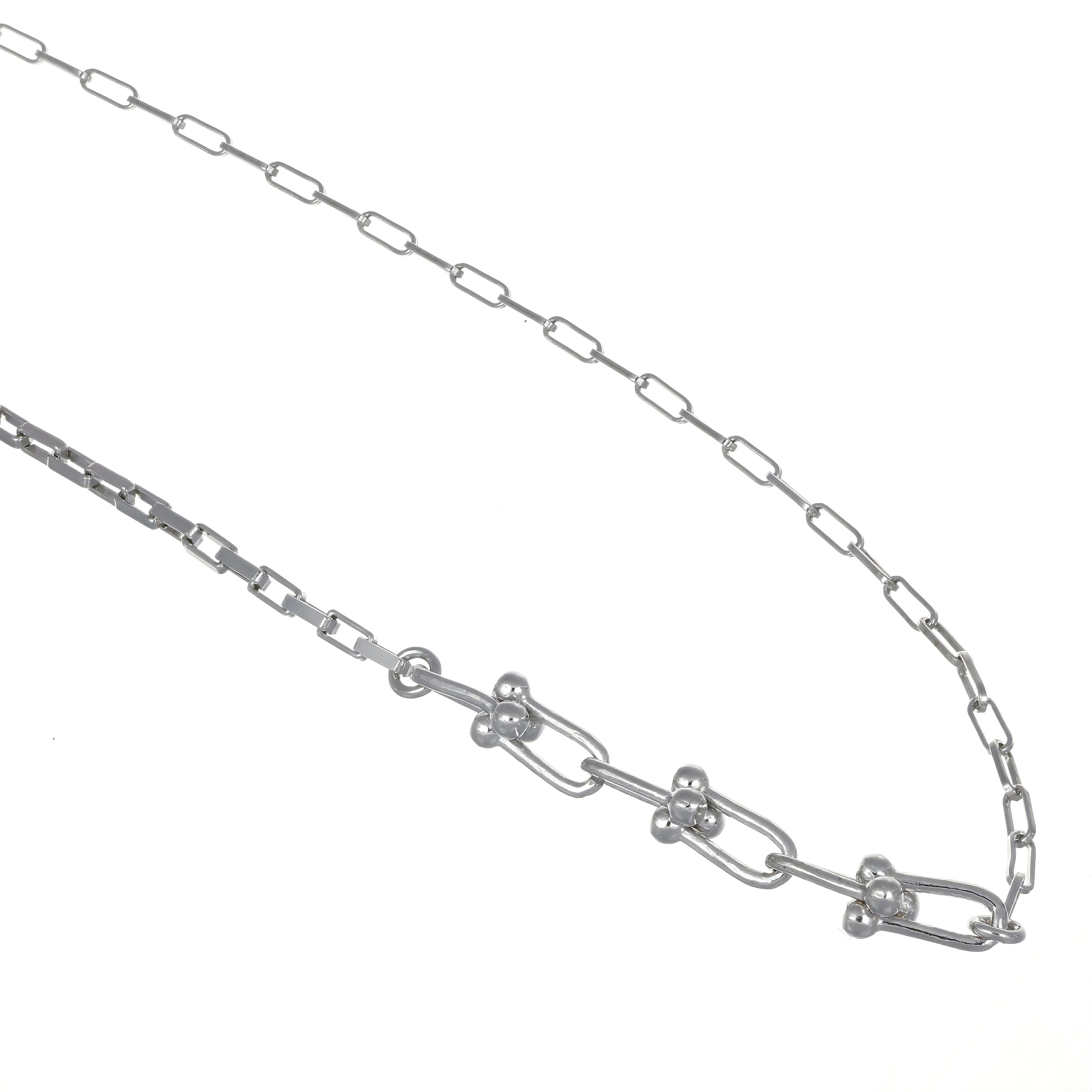 Collana in Argento 925 Rodio