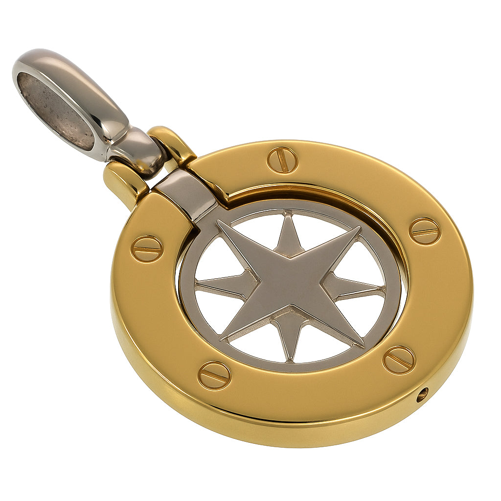 Ciondolo - 18 carati Oro giallo, Oro bianco