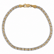 Bracciale - 18 carati Oro giallo, Oro bianco - Handmade - Made in Italy